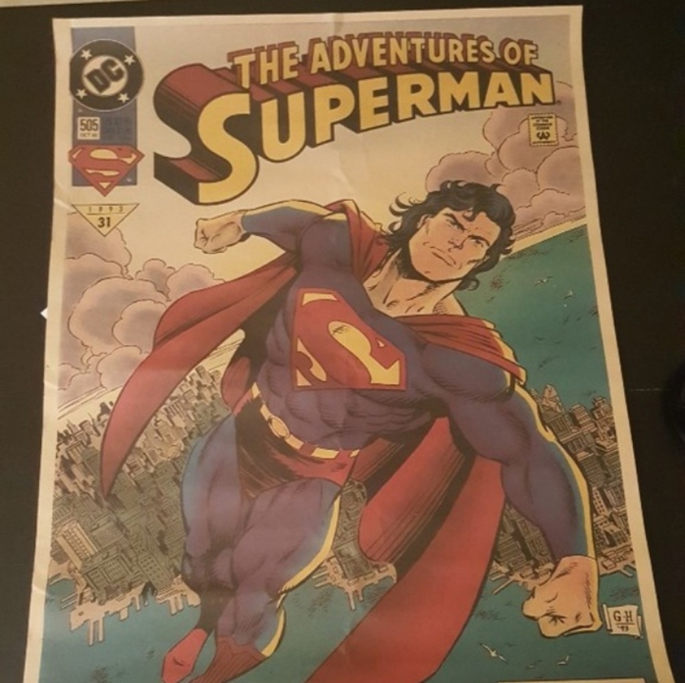 11.5 X 11.4 Superman Poster